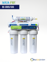 AquaFre 5-Stage Under Sink 50GPD Reverse Osmosis Water Filtration System (BG-RO5/50G)
