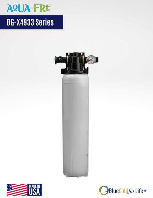 4933 Series - Chloramine Reduction modular Water Filtration System (BG-X4933)