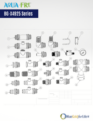 4925 Series - Chlorine Reduction modular Water Filtration System (BG-X4925)