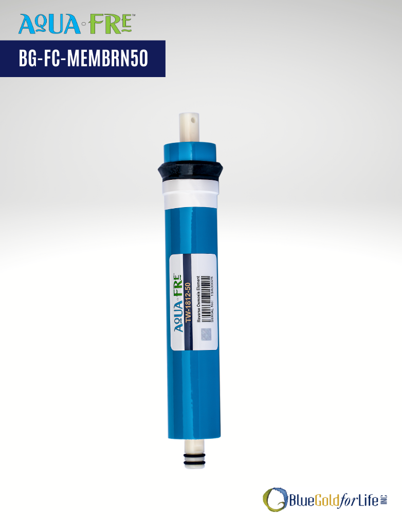 50 GPD Reverse Osmosis Membrane Water Filter Replacement Blue Gold For  Life – Blue Gold For Life Inc
