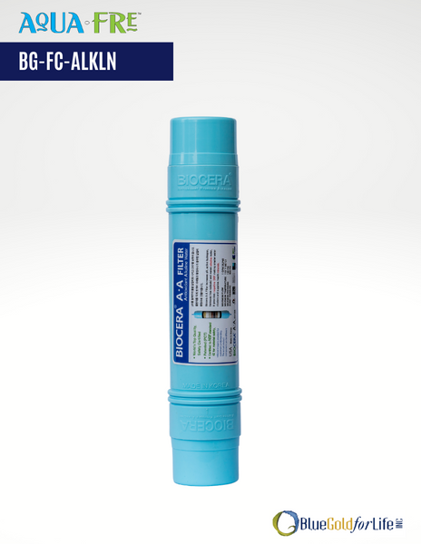 Biocera Alkaline Water Filter | pH 9.0 | NSF Certified – Blue Gold For ...