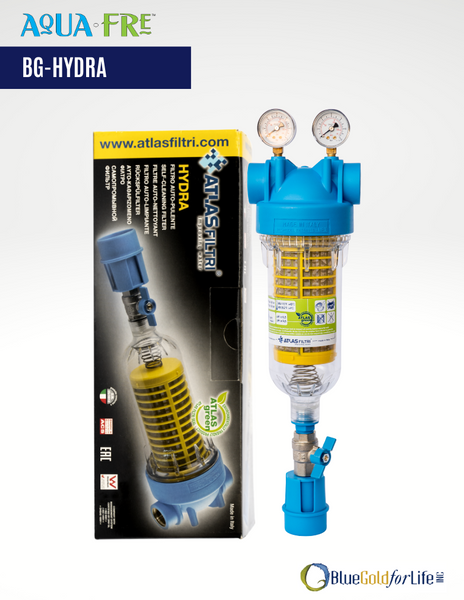 Hydra Self-Cleaning, Stainless Steel 90 Micron water filter | 1" NPT