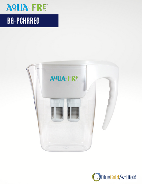 Water Filter Pitcher, 6 Cup - White
